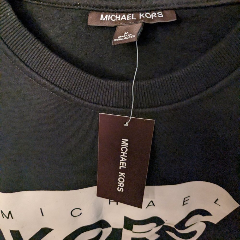 Michael Kors Men's Sweatshirt Black, Size Medium - Picture 4 of 9